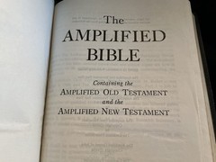 Amplified Bible Zondervan 1982 Bonded Leather Black Excellent UNREAD