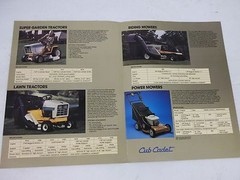 Cub Cadet Product Brochure 1050 1210 1211 1806 1810 1811 1812 1772 1872 2072