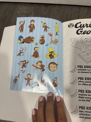 Curious George and Friends „Friends are Forever” Coloring Book w/ Stickers