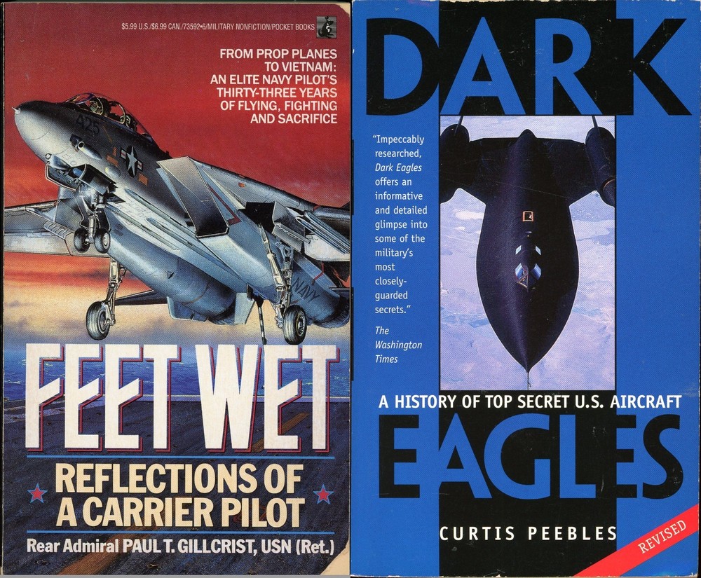 US Combat Aircraft History Biography Lot of 2 Paperback by Various Authors