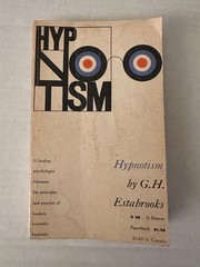 HYPNOTISM by George H. Estabrooks (1957) Trade Paperback RARE