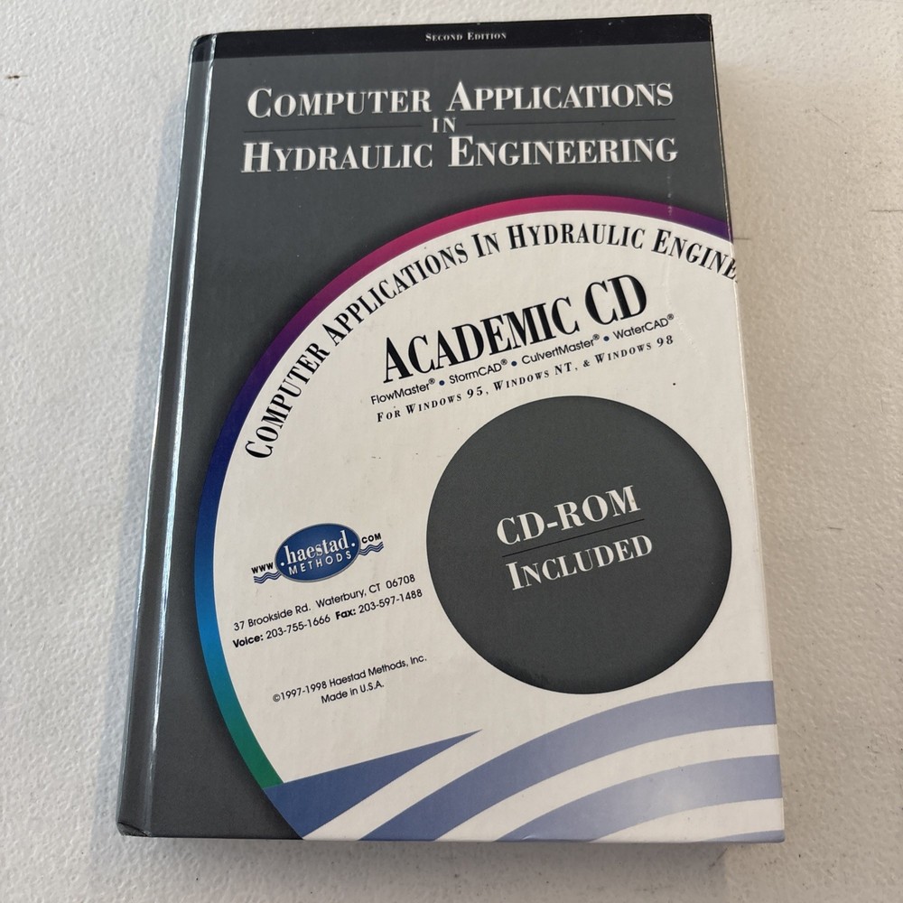 Computer Applications in Hydraulic Engineering Second Edition, Book with CD