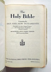 Holy Bible (King James Version) – vintage sc, The National Bible Press