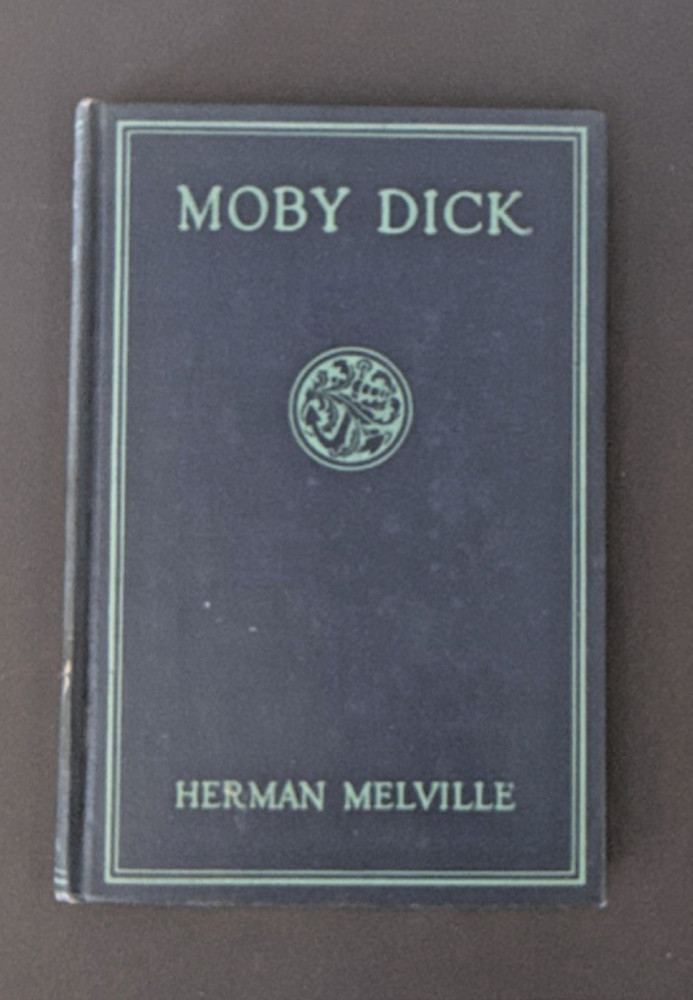Moby Dick by Herman Melville, Charles Scribner’s Sons 1930s Vintage Inscribed HC