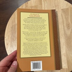 The Message Of Galatians By John R. W. Stott PB
