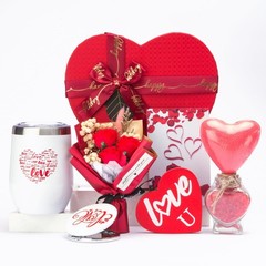 Unique 12 oz Stainless Steel Tumbler & Love Basket Gift for Special Occasions