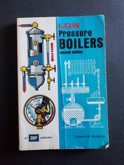 Low Pressure Boilers, repair maintenance manual, 1986 vintage, heating, plumbing