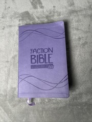 The Action Bible Study Bible ESV – Lavender Premium Edition – VG