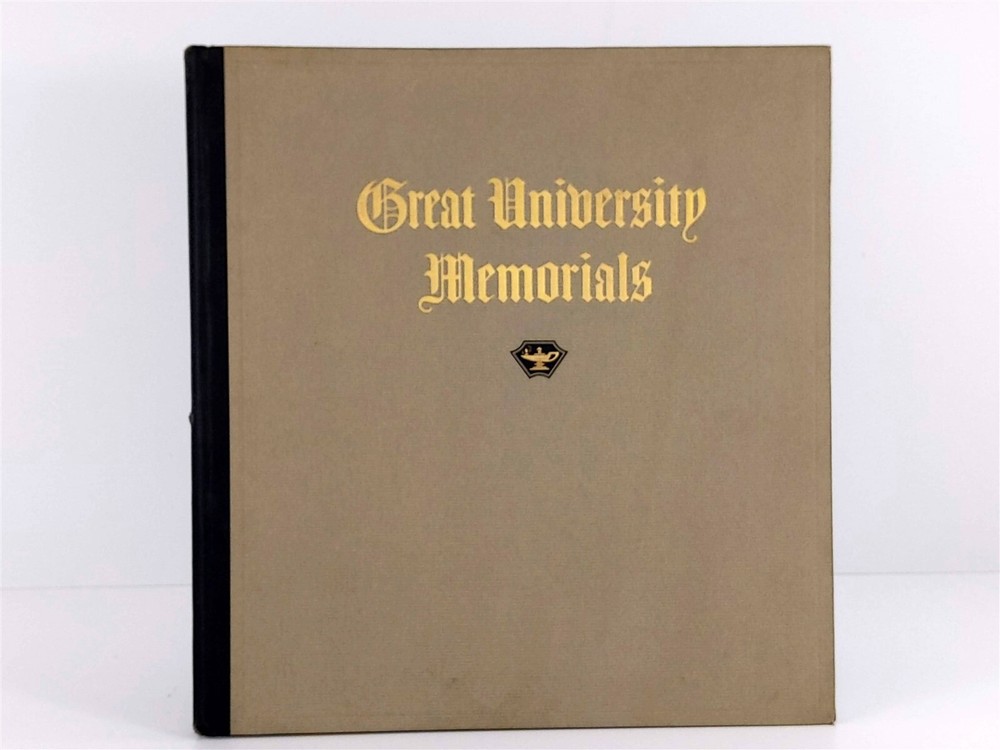 Great University Memorials 1925 University of Chicago Preface Calvin Coolidge