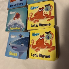 Disney&Pixar Finding Dory Learning Books 2016, Children’s 8 Books 2.75” Square