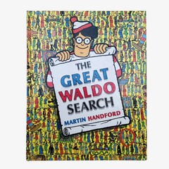 THE GREAT WALDO SEARCH 1989 – First Edition Hardcover Book Martin Hanford