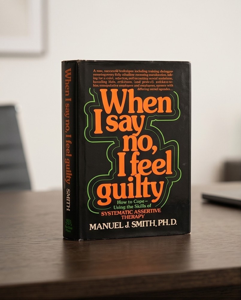 When I Say No I Feel Guilty. By Manuel J. Smith 1975 HCDJ. 1st Printing
