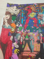 (1) Pre-owned 14 Colored Pages From Deadpool Coloring Book.