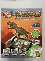 6 COPIES DINOSAUR WORLD Pukka 8421-FUN Coloring Book Book Free Shipping