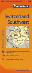 MICHELIN SWITZERLAND: SOUTHWEST MAP 552 (MAPS/REGIONAL **BRAND NEW**