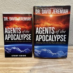 6 Dr. David Jeremiah Hardback Books & 6 Paperback Study Guides