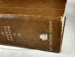 BLACK’S LAW DICTIONARY Fourth Edition 4th West Publishing Company 1951 Hardcover