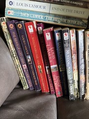 Lot of 47 Louis L’amour Paperback Novels,Short Stories Hardback Sackett