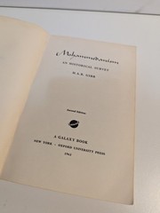 Muhammedanism by H. A. R. Gibb English 1966 Sixth Printing