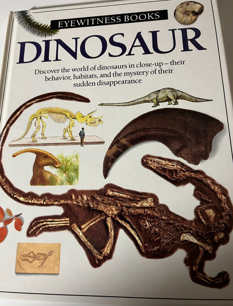 Dinosaur (Eyewitness Books) Hardcover-64 pages-1st Amer. Edition 1989–Very Good