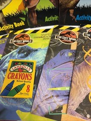 10 DINOSAURS ACTIVITY BOOKS. Paint, Color, Stickers & Puzzles NOS