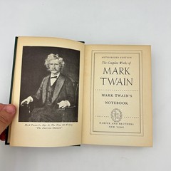 Mark Twain’s Notebook First Edition 1935 Harper & Brothers Classic Nonfiction