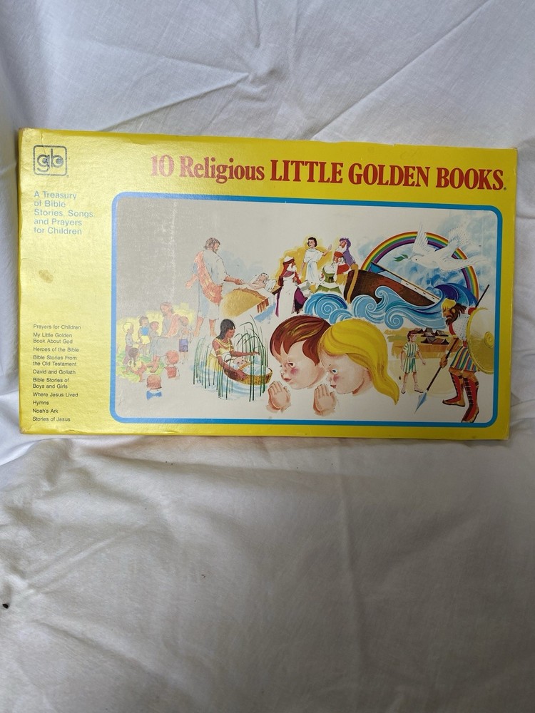 Golden Books Little Golden Books: 10 Religious Bible Box Set Ages 4-8