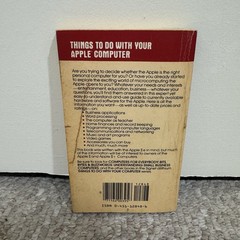 APPLE COMPUTER, Things To Do With Your, Paperback Vintage 1983 Rare