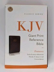 Thomas Nelson KJV Giant Print Reference Bible Burgundy Leather Flex