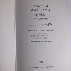 Uniforms of War Lot of 4 Waterloo Civil War American Blandford Press 1970s
