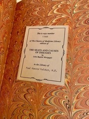 Morgagni SEATS & CAUSES OF DISEASES VOL 1 2 3 Classic of Medicine 1983 Near Mint