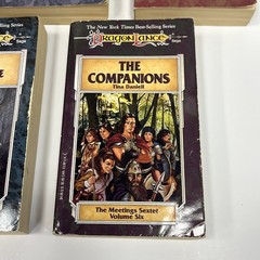 Dragonlance Saga The Meeting Sextet Volume 1 2 3 4 6 D&D Novel Book Lot