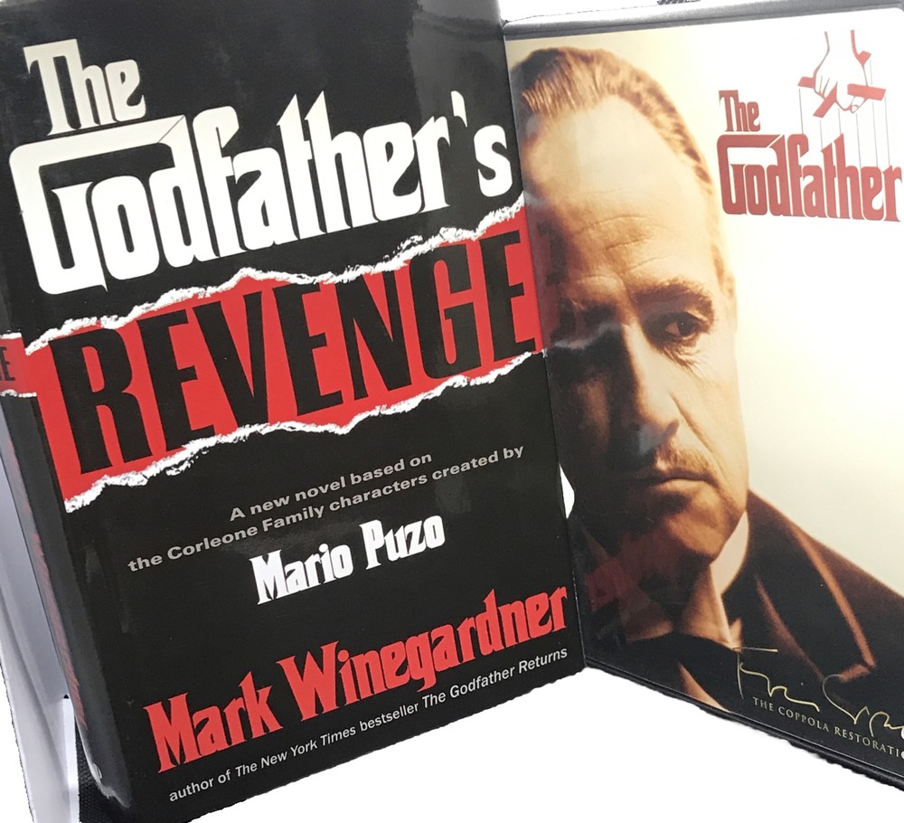 Book & DVD Lot First Edition Godfather’s Revenge by Mark Winegardner Mario Puzo
