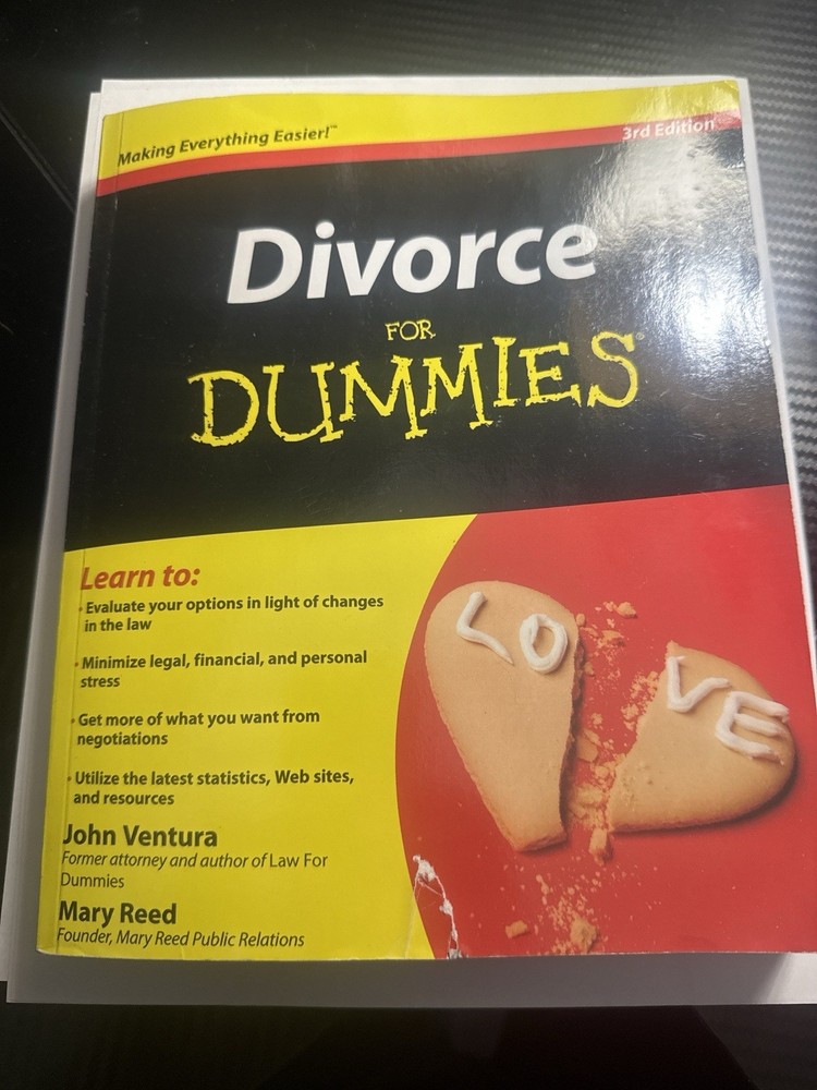 Wiley For Dummies Divorce Guide by John Ventura & Mary Reed 3rd Ed Trade PB
