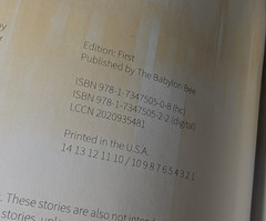 Sacred Texts of The Babylon Bee 1st Ed Vol 1 Hardcover Gold Gilt PaGE Edges