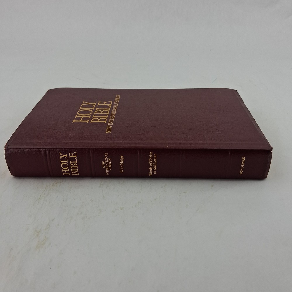 ✝️ Holy Bible NIV With Helps Words of Christ in Red Letter Zondervan 1984 ✝️