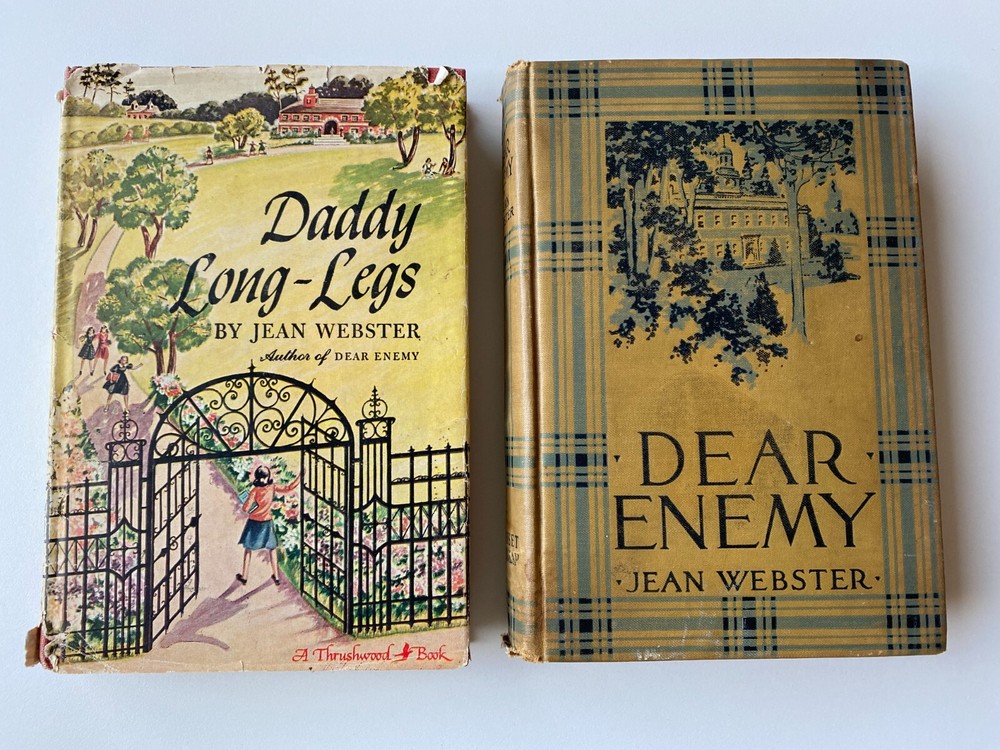 JEAN WEBSTER HC LOT 2~Daddy Long-Legs~Dear Enemy~1915~1940~WHOLESOME VINTAGE~
