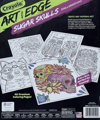 Sugar Skull Adult Coloring Book, Skullebrations 40 Pages.￼￼