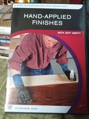 Hand-Applied Finishes Fine Woodworking DVD Workshop Jeff Jewitt New Sealed