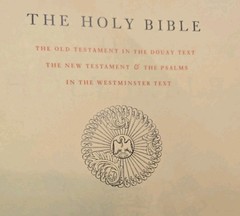 The Family Holy Bible Hawthorn 1966 Red Hardcover Pope John XXIII