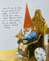 GNOMES by Huygen & Poortvliet 1977 Abrams 100s of color Illus 1st Ed HC/DJ VG+