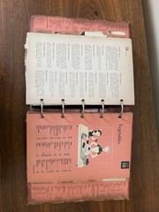 Vintage 1953 Better Homes & Gardens New Cookbook 5-Ring Binder