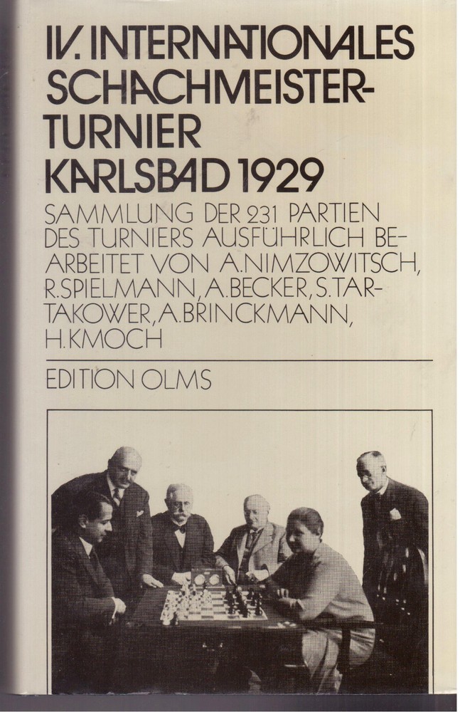 Internationles Schachmeister Turnier Karlsbad 1929