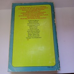 Vintage 1983 German Horror Anthology Stories Book Das Rowoholt Grusel Lesebuch