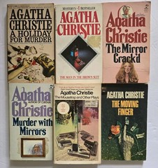 LOT 48 Agatha Christie Paperback Books Hercule Poirot Mystery PB VINTAGE