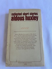 COLLECTED SHORT STORIES by Aldous Huxley vintage 1964 Bantam paperback