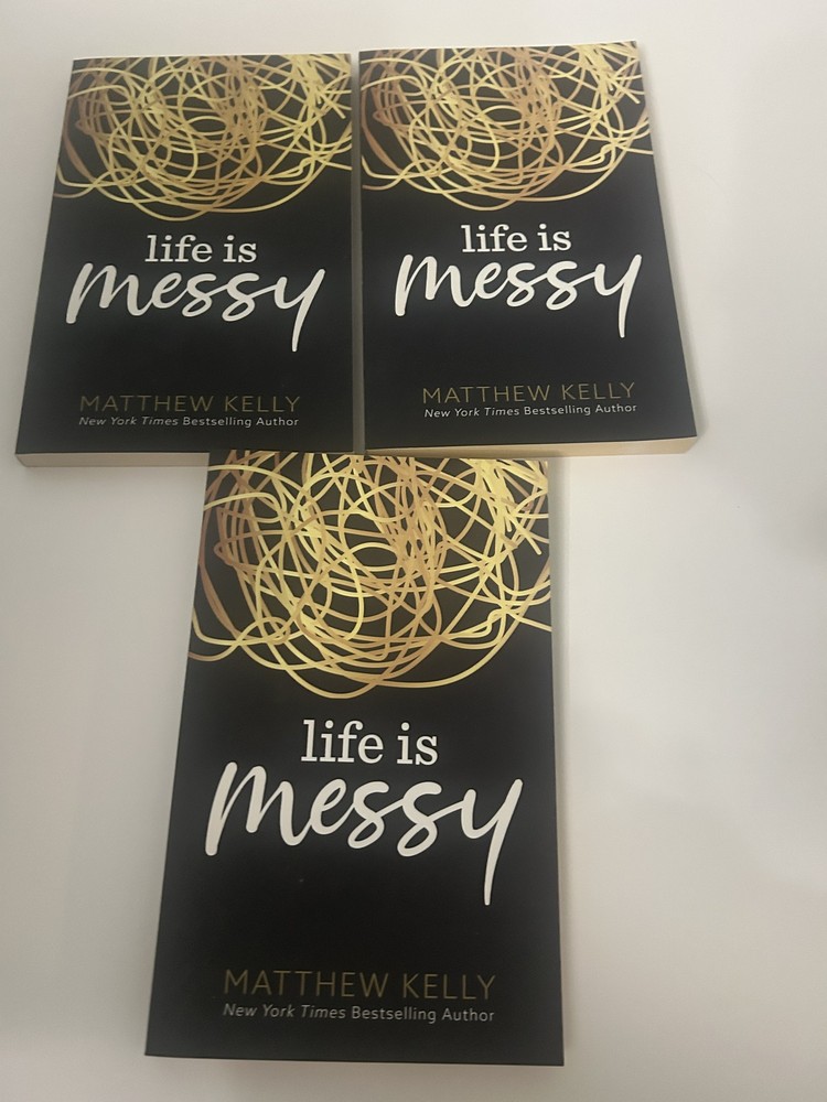 Life Is Messy by Matthew Kelly – Set of 3 Paperback Books – New York Times