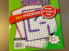 Lot of 2 Word-Search Large Print Puzzle Books-Kappa True Crime & Search & Circle