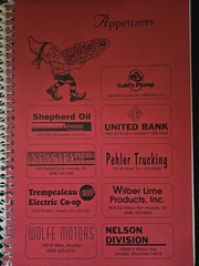 1998 Arcadia Holiday Cookbook Wisconsin 88 Pages Spiral Community Recipes