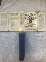 The Frontiers of Knowledge, Brooke Hindle (Smithsonian Institution Series) 1975